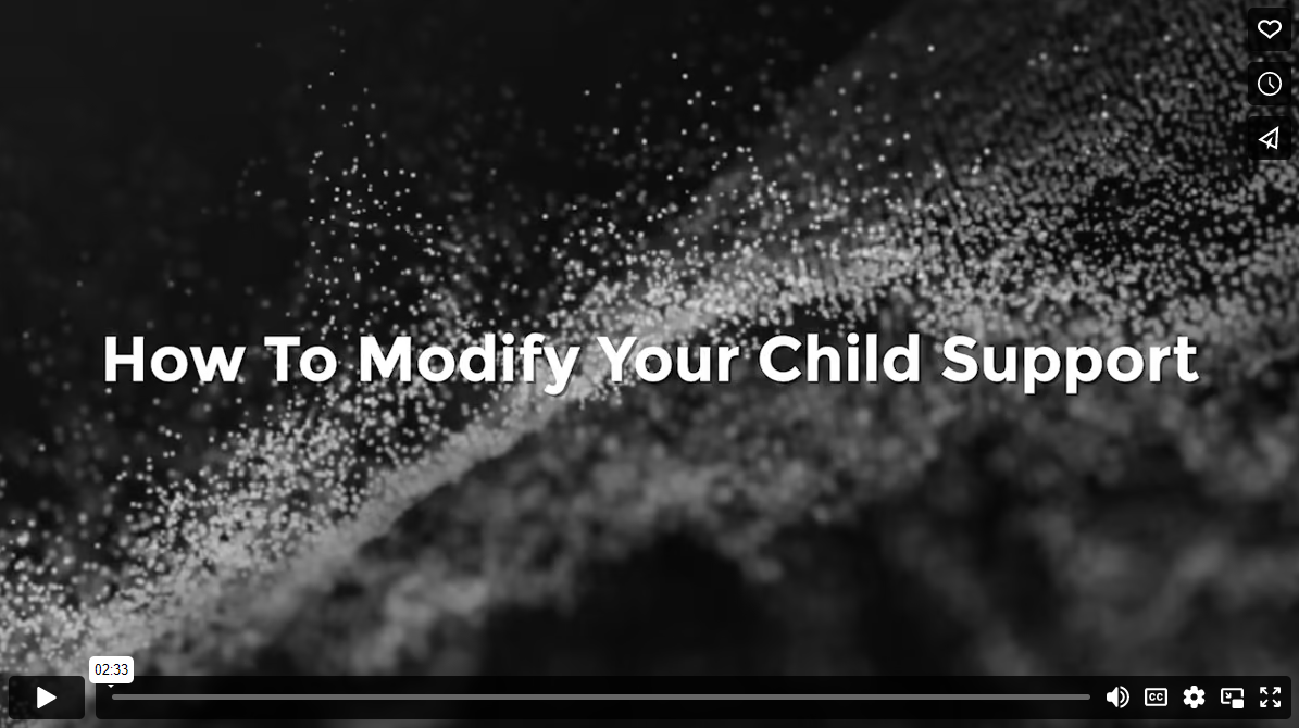 How To Modify Your Child Support